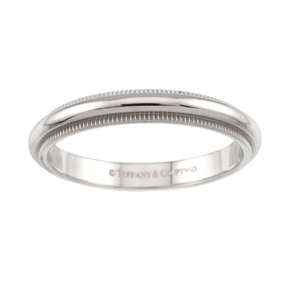 Tiffany & Co Milgray Ring Width mm Pt Platinum Together Milgrain — view 2