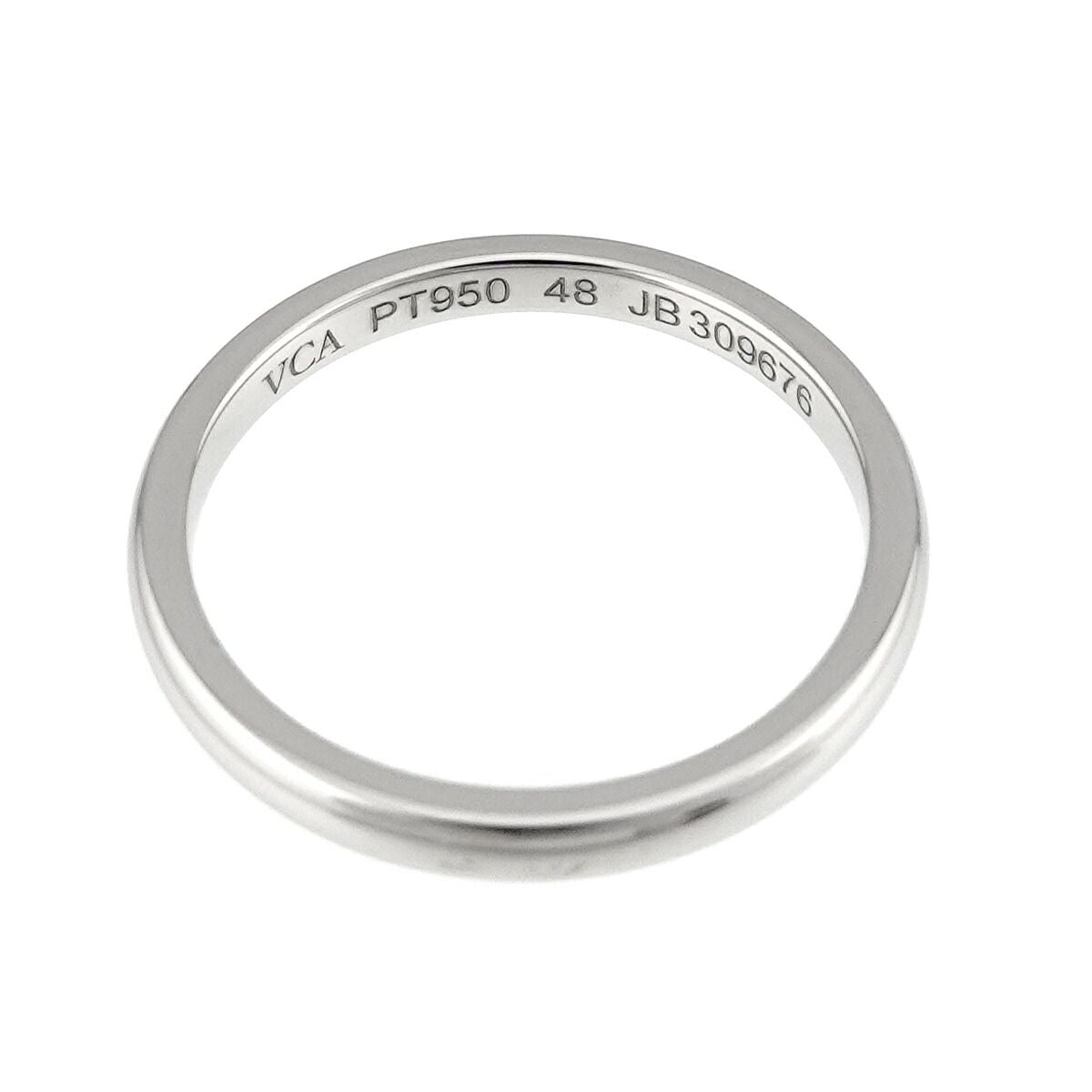 Van Cleef & Arpels Tendrement 48 Ring Width mm Pt Platinum — view 3