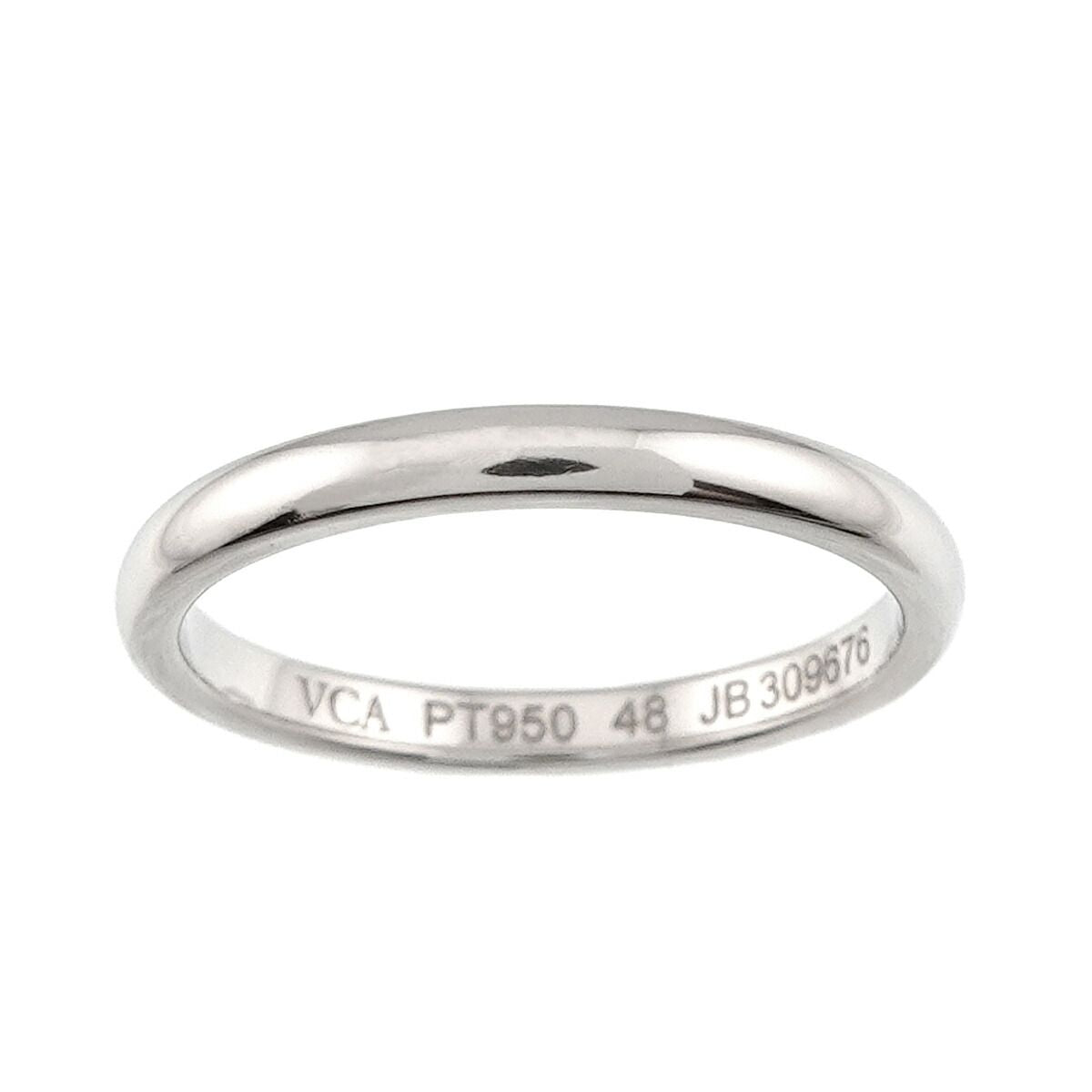 Van Cleef & Arpels Tendrement 48 Ring Width mm Pt Platinum — view 2