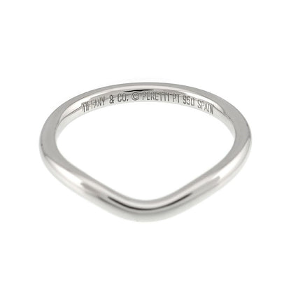 Tiffany & Co Curved Band Ring Pt Platinum — view 3