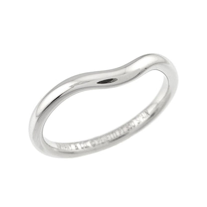Tiffany & Co Curved Band Ring Pt Platinum — view 4
