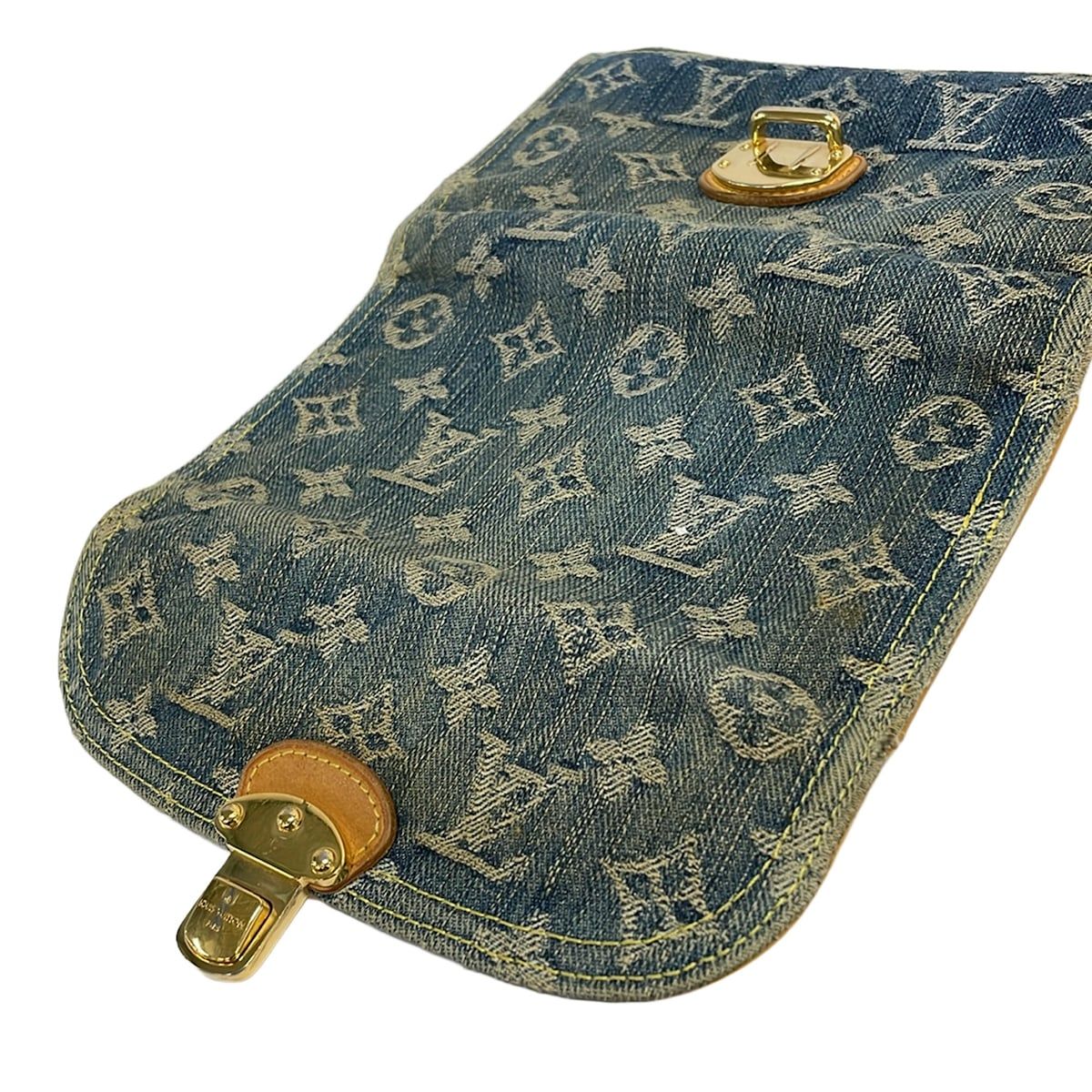 Louis Vuitton Wallet Monogram Denim Portefeuille Amelia Blue — view 7
