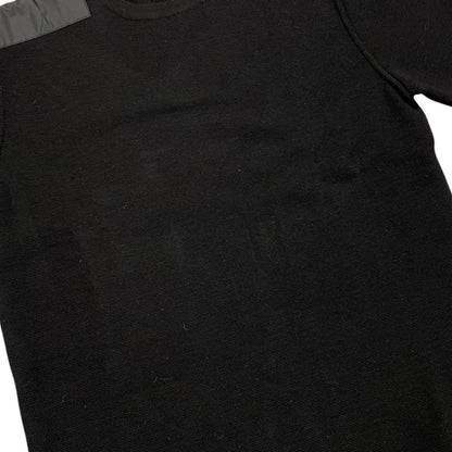 Prada Sweatshirt Shirt Logo Tag 48 Wool Nylon Black — view 7