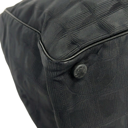 Chanel Tote New Travel Line MM Black Leather — view 6