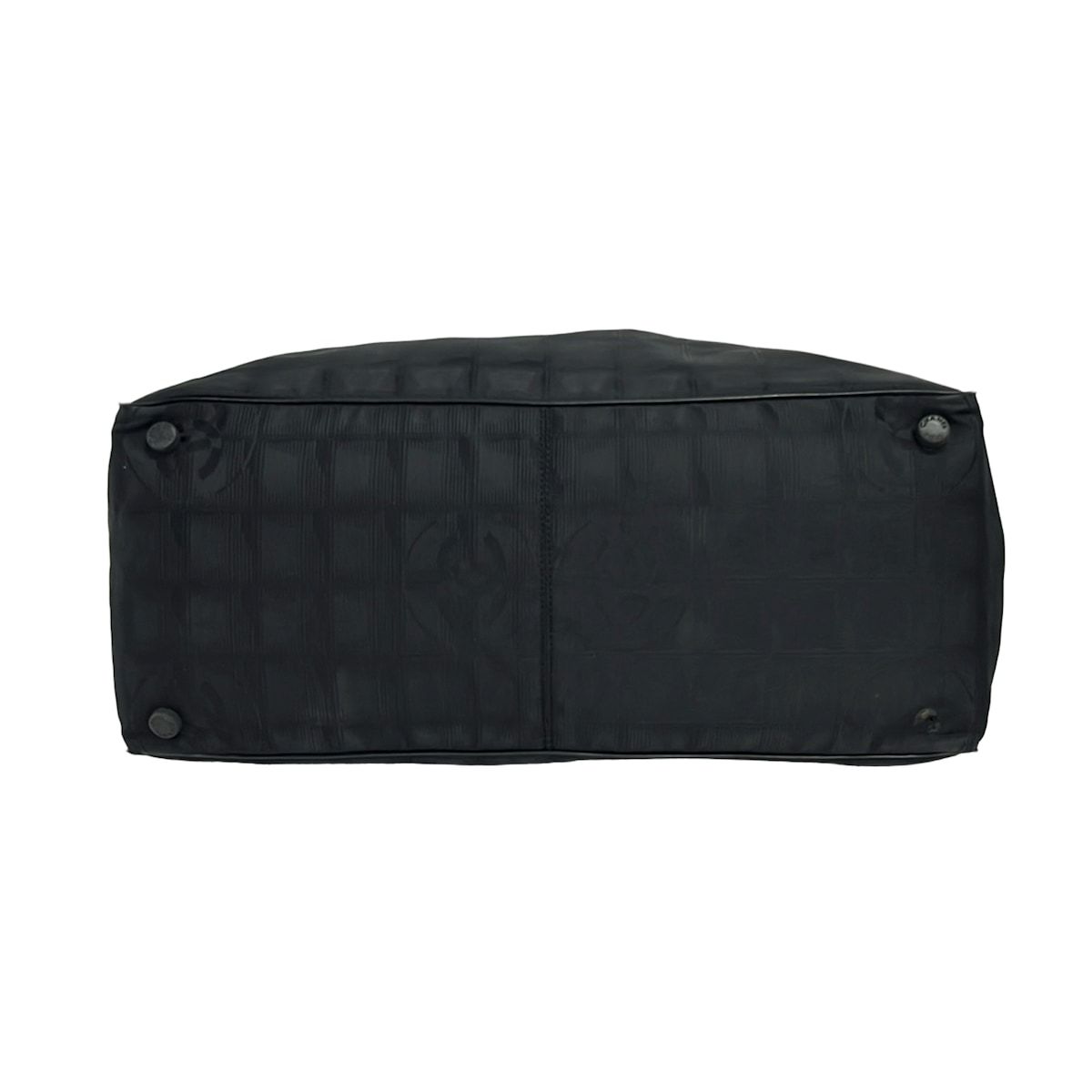 Chanel Tote New Travel Line MM Black Leather — view 5