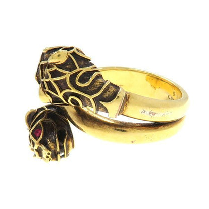 Gucci Tiger Head Link 23 Ring — view 2