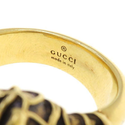 Gucci Tiger Head Link 23 Ring — view 8