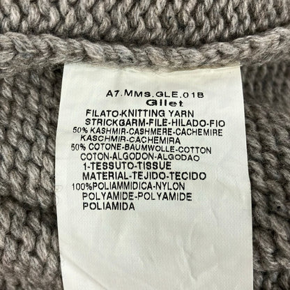 Max Mara S Coat M Gray Beige Sleeveless Knit Autumn Winter — view 4