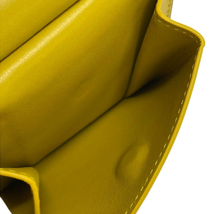 Bottega Veneta Bifold Wallet Cassette with Coin Purse Dark Yellow Leather — view 4
