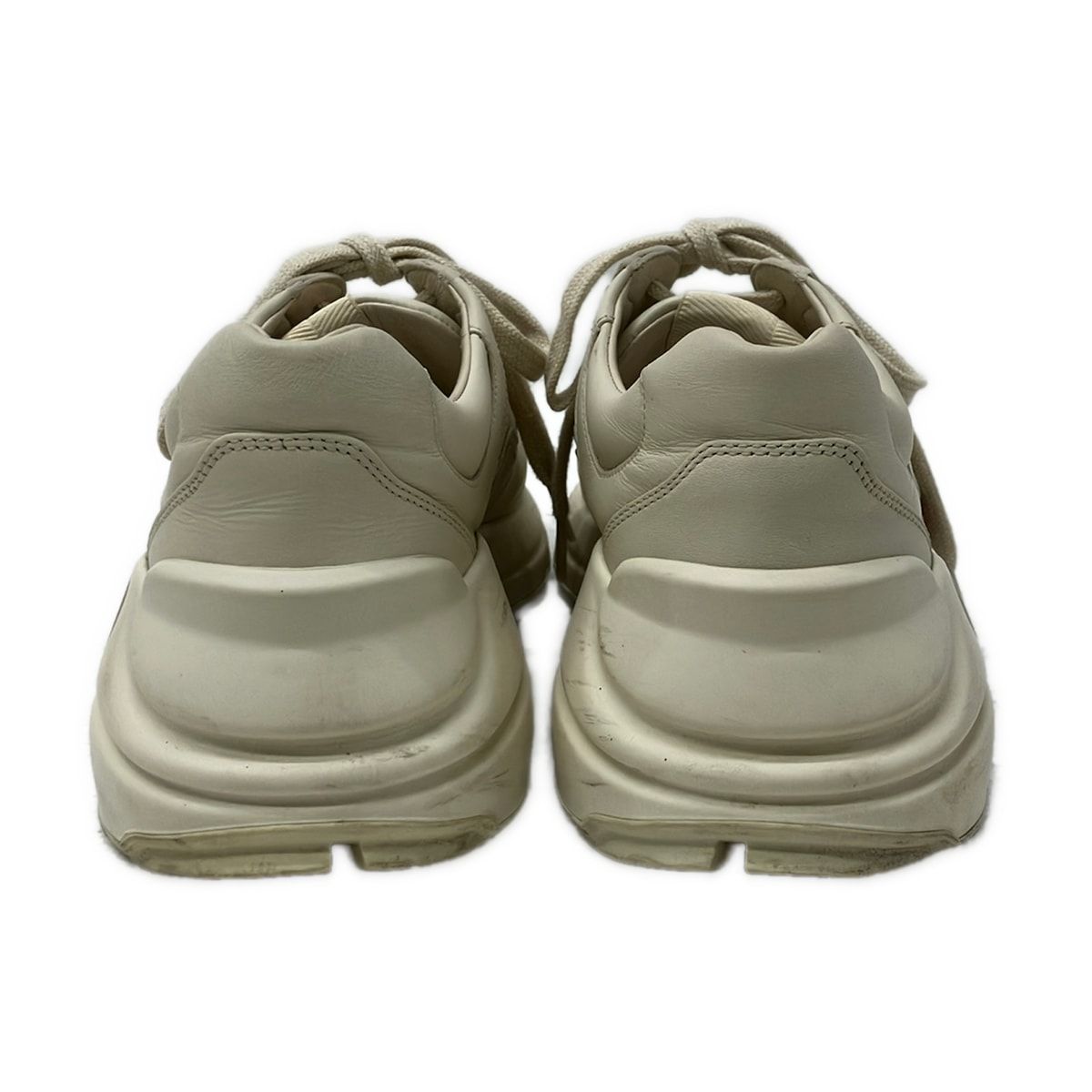 Gucci Sneakers 38 Ryton Logo Leather Ivory Sherry — view 3