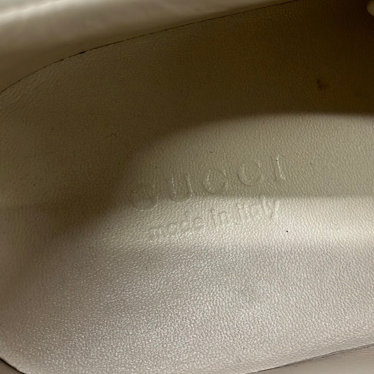 Gucci Sneakers 38 Ryton Logo Leather Ivory Sherry — view 5