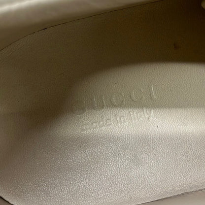 Gucci Sneakers 38 Ryton Logo Leather Ivory Sherry — view 5