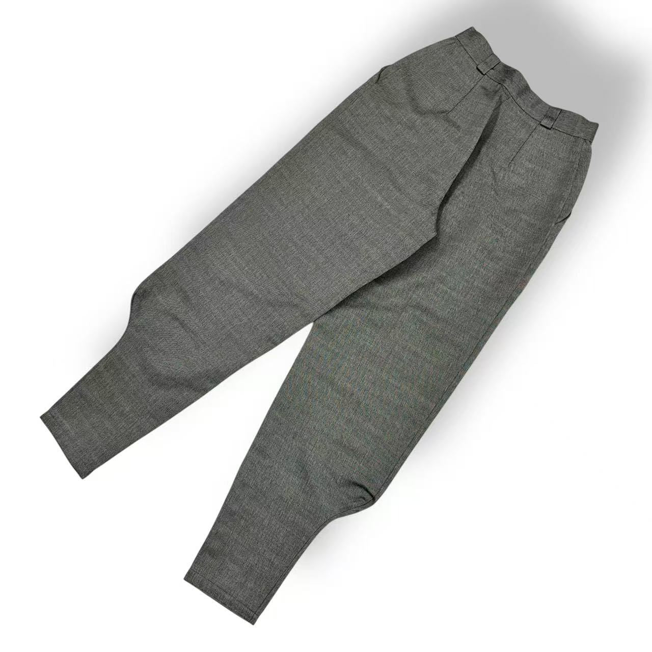 Versace Gianni Pants Wool Deformation Gray 42 — view 3