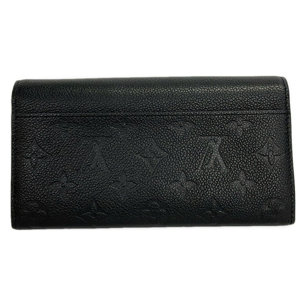 Louis Vuitton Wallet Monogram Empreinte Portefeuille Sarah Noir Leather — view 2