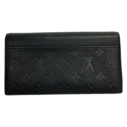 Louis Vuitton Wallet Monogram Empreinte Portefeuille Sarah Noir Leather — view 2