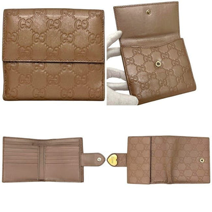 Gucci Bifold Wallet Beige Guccissima Line GG Leather — view 2