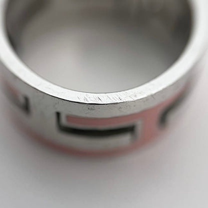 Hermes Mubouche Ring Silver Pink 925 Sterling — view 6