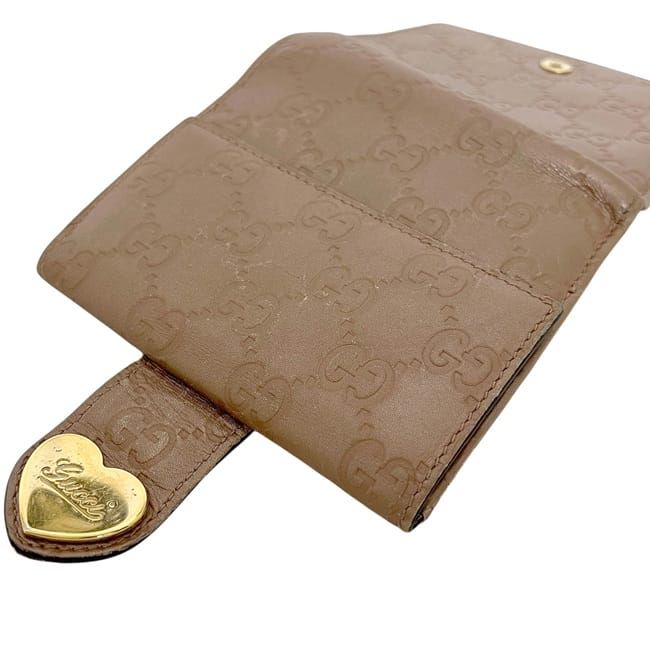 Gucci Bifold Wallet Beige Guccissima Line GG Leather — view 7