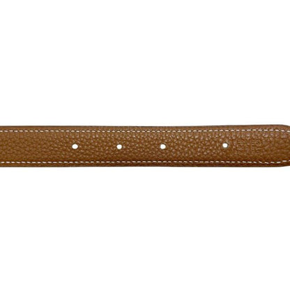 Hermes Belt Only Black Brown Gold Waist 76 cm Leather Box Calf Taurillon — view 9