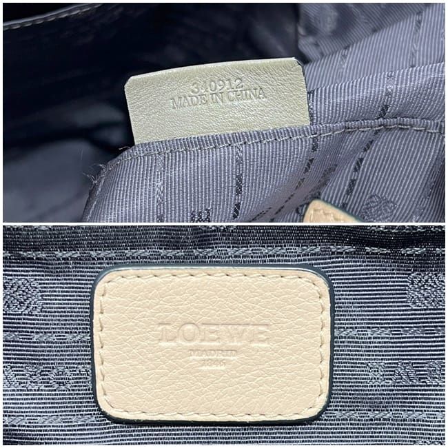 Loewe Tote Pink Beige Leather — view 3
