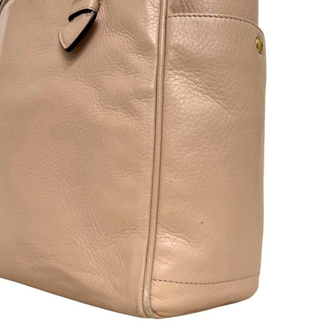 Loewe Tote Pink Beige Leather — view 5