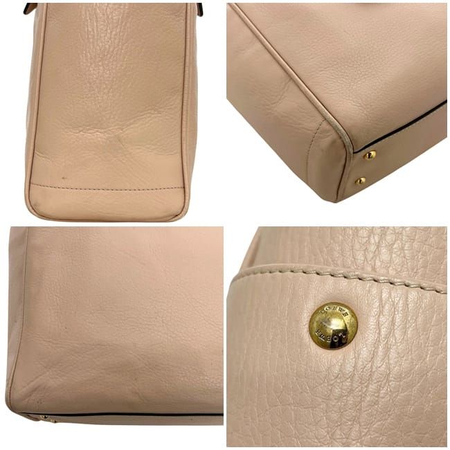 Loewe Tote Pink Beige Leather — view 9