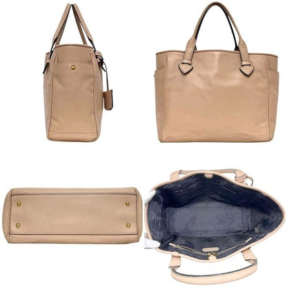 Loewe Tote Pink Beige Leather — view 2