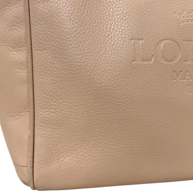 Loewe Tote Pink Beige Leather — view 8