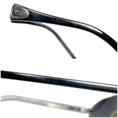 Louis Vuitton Sunglasses Silver Black Gradient Metal Acetate Eyewear — view 5