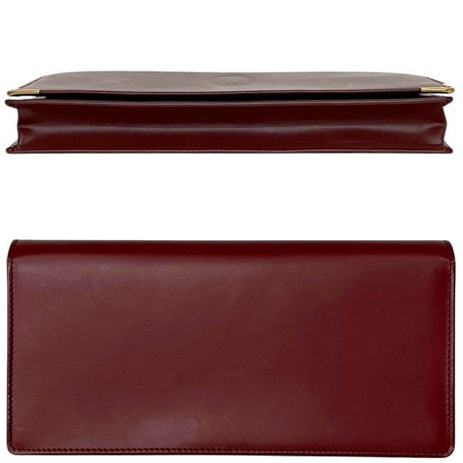 Cartier Bifold Wallet Bordeaux Must Leather — view 2
