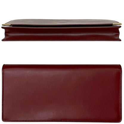 Cartier Bifold Wallet Bordeaux Must Leather — view 2