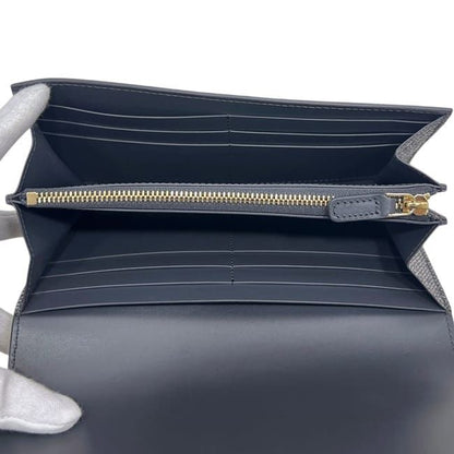 Bvlgari Bifold Wallet Silver Lame Leather MD — view 4