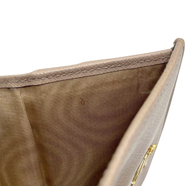 Prada Bifold Wallet Beige Saffiano Leather — view 4