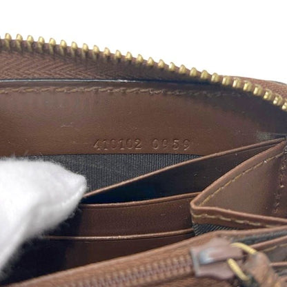 Gucci Zip Around Wallet Beige Brown GG Leather — view 5