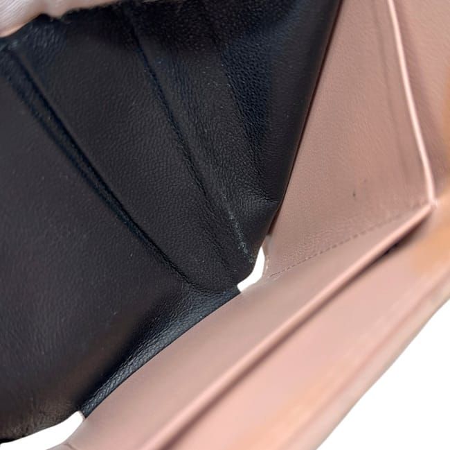 Saint Laurent Trifold Wallet Origami Tiny Pink Monogram Tgn Leather Paris — view 6