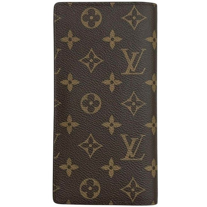 Louis Vuitton Bifold Wallet Portefeuille Brazza Brown Monogram Canvas IC — view 3