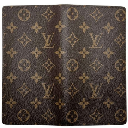 Louis Vuitton Bifold Wallet Portefeuille Brazza Brown Monogram Canvas IC — view 4