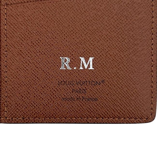 Louis Vuitton Bifold Wallet Portefeuille Brazza Brown Monogram Canvas IC — view 7