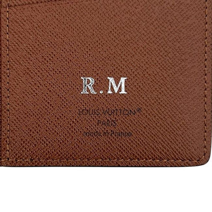Louis Vuitton Bifold Wallet Portefeuille Brazza Brown Monogram Canvas IC — view 7