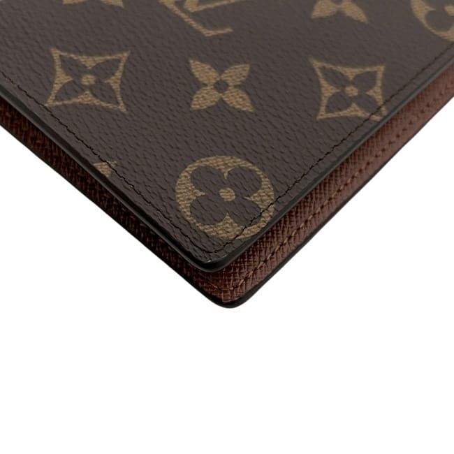 Louis Vuitton Bifold Wallet Portefeuille Brazza Brown Monogram Canvas IC — view 5