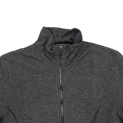 Prada Jamba Logo Tag Jacket M Polyester Nylon Gray Black — view 3