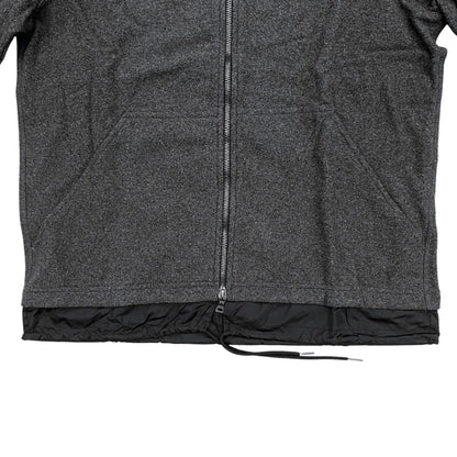 Prada Jamba Logo Tag Jacket M Polyester Nylon Gray Black — view 4