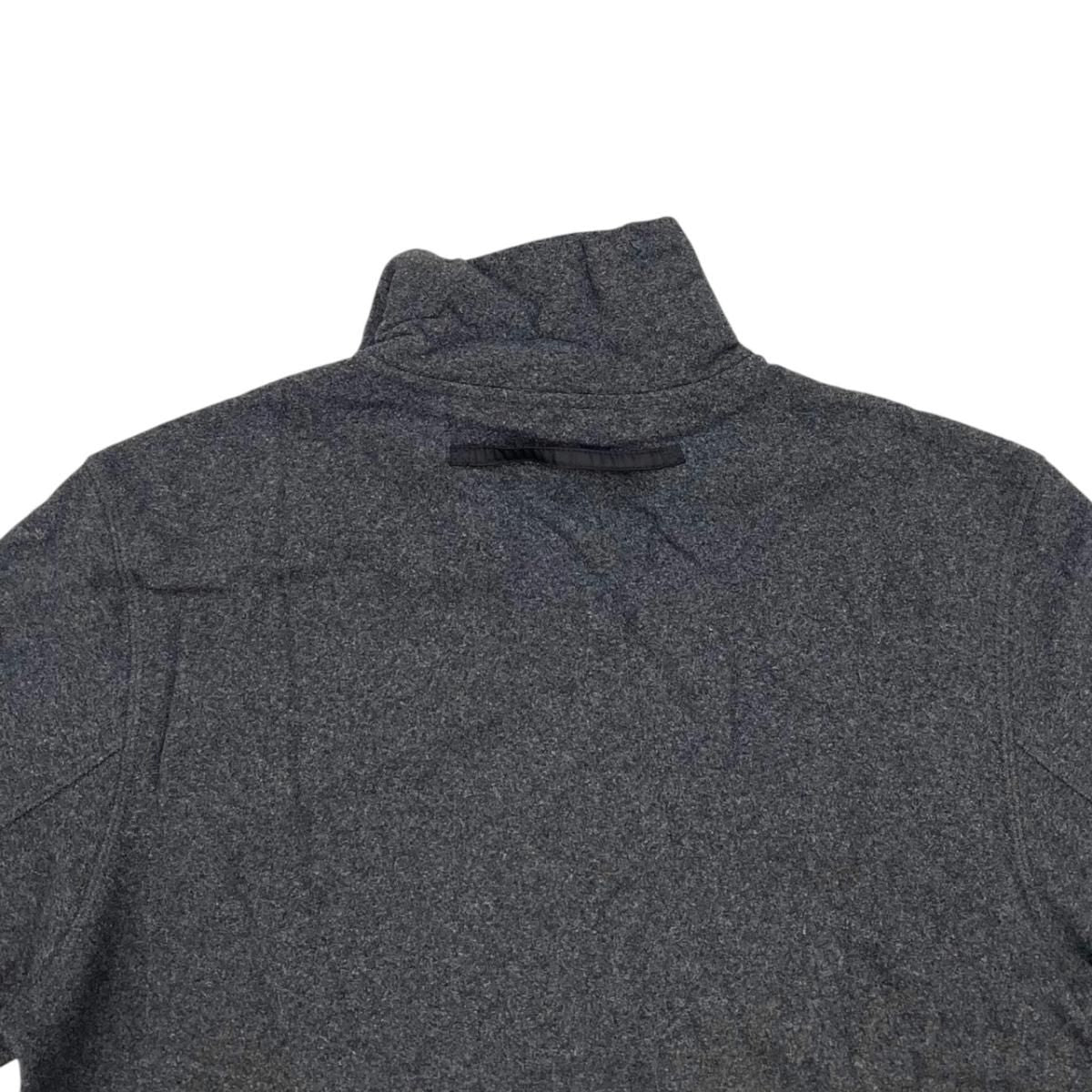 Prada Jamba Logo Tag Jacket M Polyester Nylon Gray Black — view 5