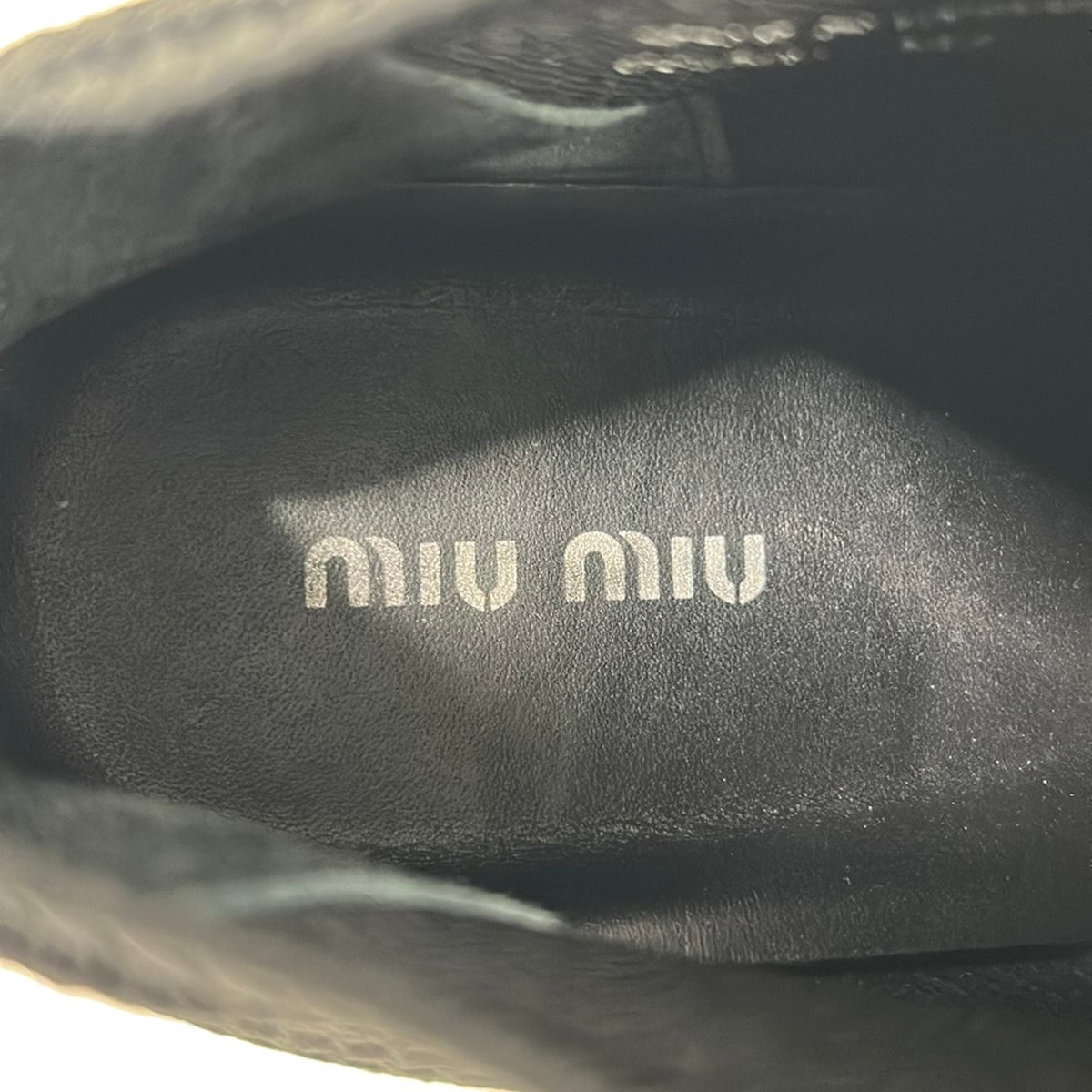 Miu Miu Sneakers 38.5 Black Mesh — view 5