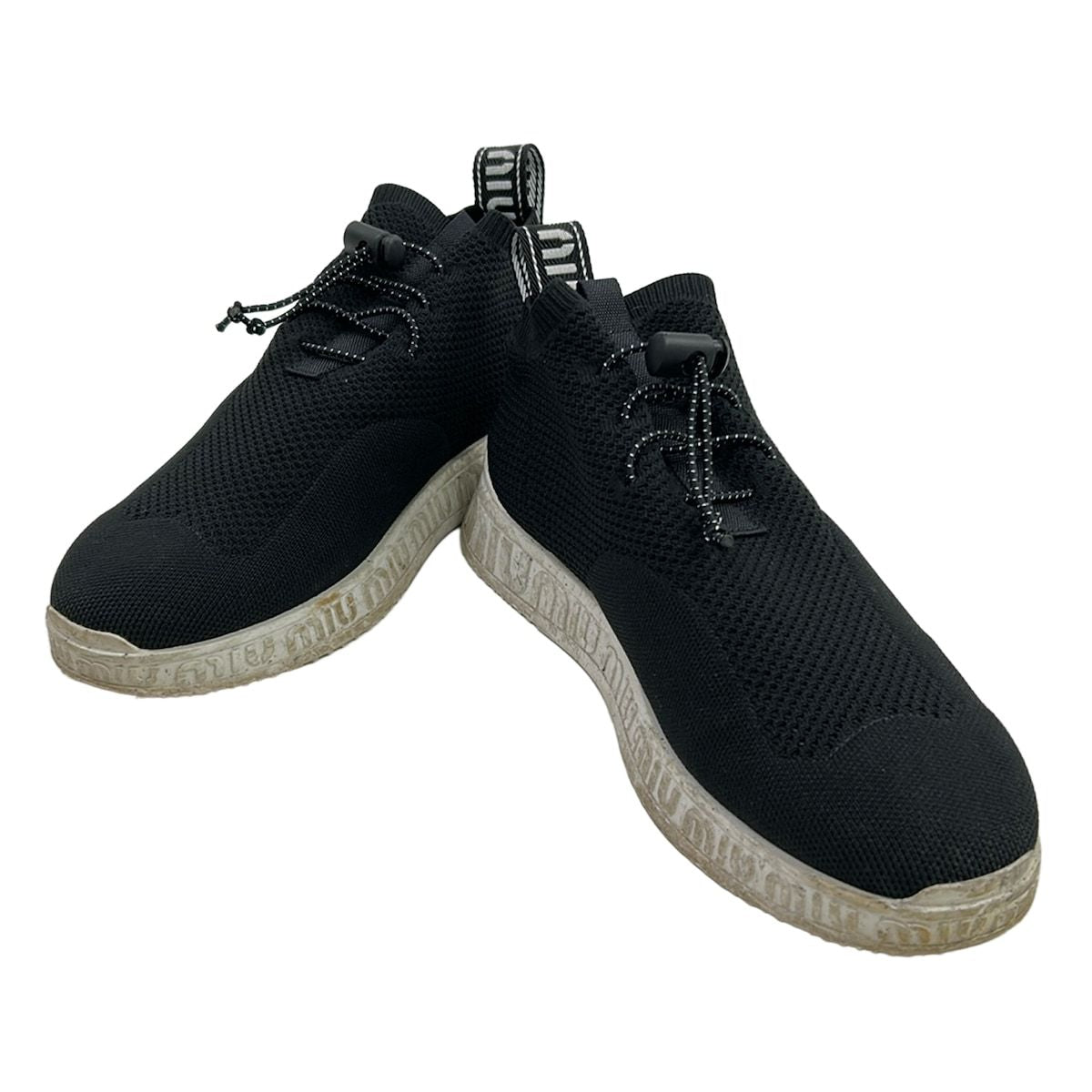 Miu Miu Sneakers 38.5 Black Mesh — view 2