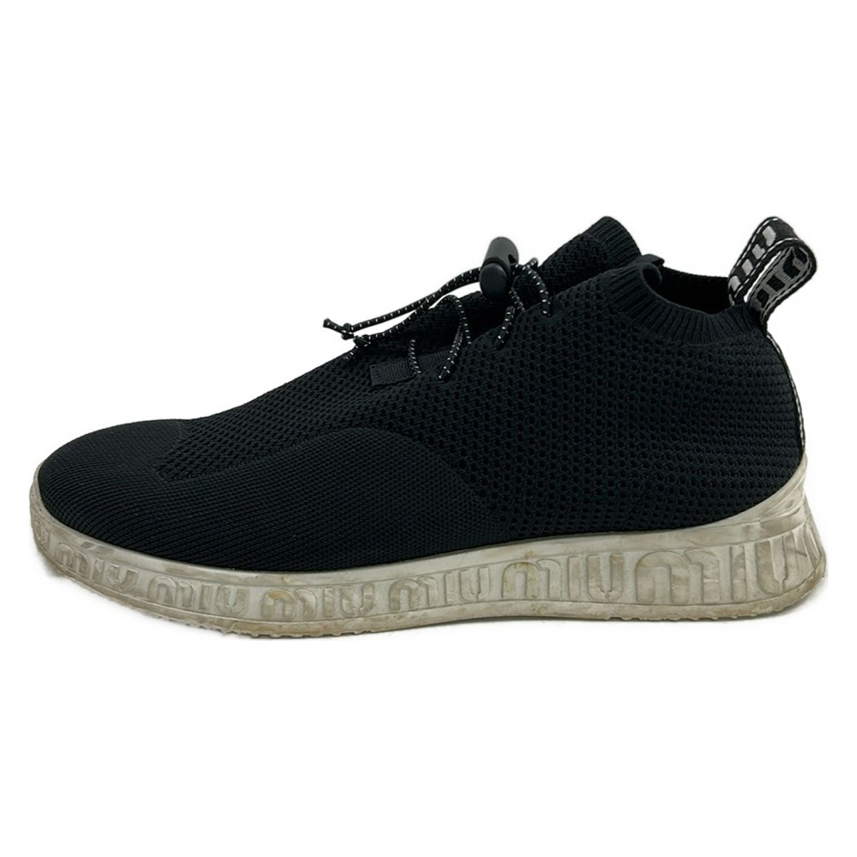 Miu Miu Sneakers 38.5 Black Mesh