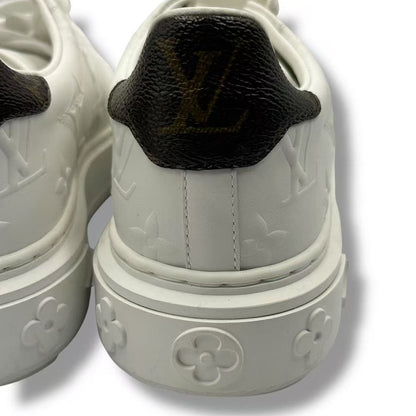 Louis Vuitton Sneakers Monogram Leather with Logo White — view 6