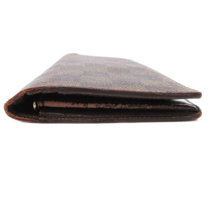 Louis Vuitton Damier Portefeuille Brazza Bifold Wallet Leather Brown — view 3