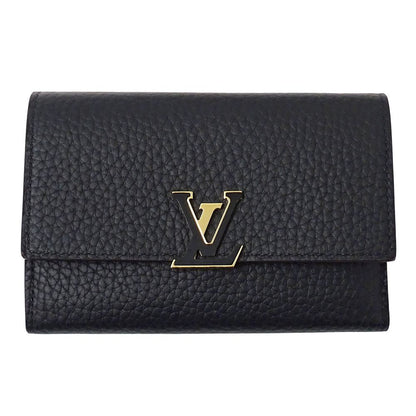 Louis Vuitton Wallet Bifold Portefeuille Capucines Compact Taurillon Leather