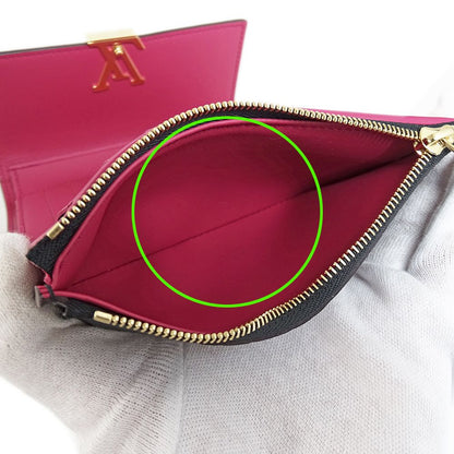 Louis Vuitton Wallet Bifold Portefeuille Capucines Compact Taurillon Leather — view 7